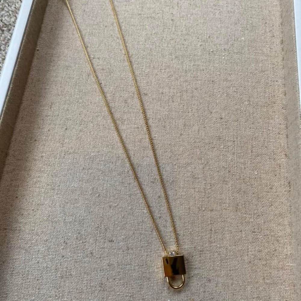 KEEP Collective Keep-it Lock Necklace - Gold